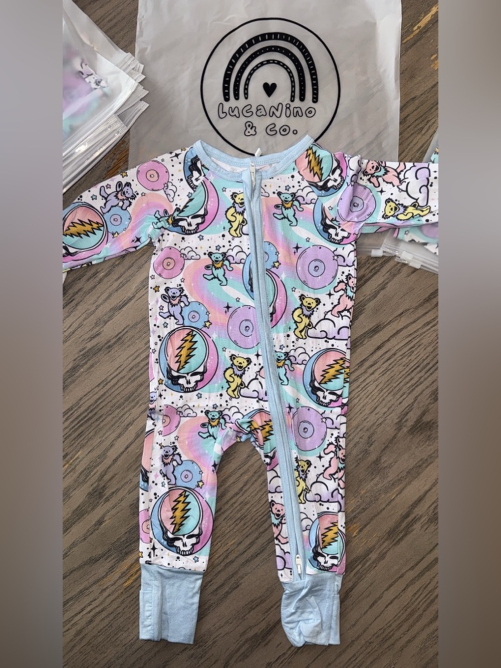 Grateful Dead Grateful Bears Bamboo Zippy 2T